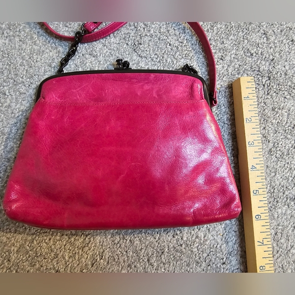 HOBO Brand Pink Black Hardware Shoulder Crossbody Girlhoodcore Cottagecore - Picture 7 of 12